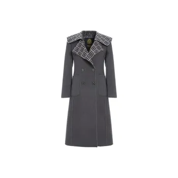 BESIONIA Coats Women's Dark Gray