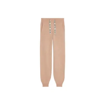 CELINE Knitted Sweatpants Women's Camel