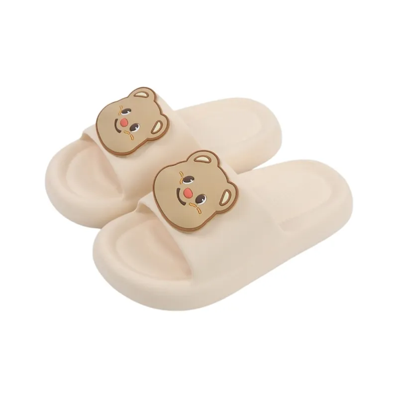 Thin Strips Sandal Slippers Unisex, Light Yellow-10