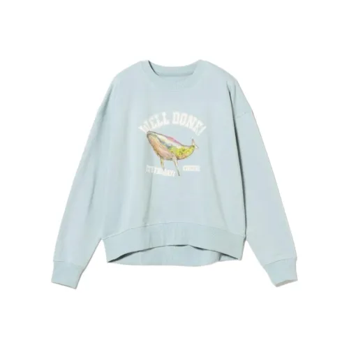 Beams Sweatshirt Women's Light Blue