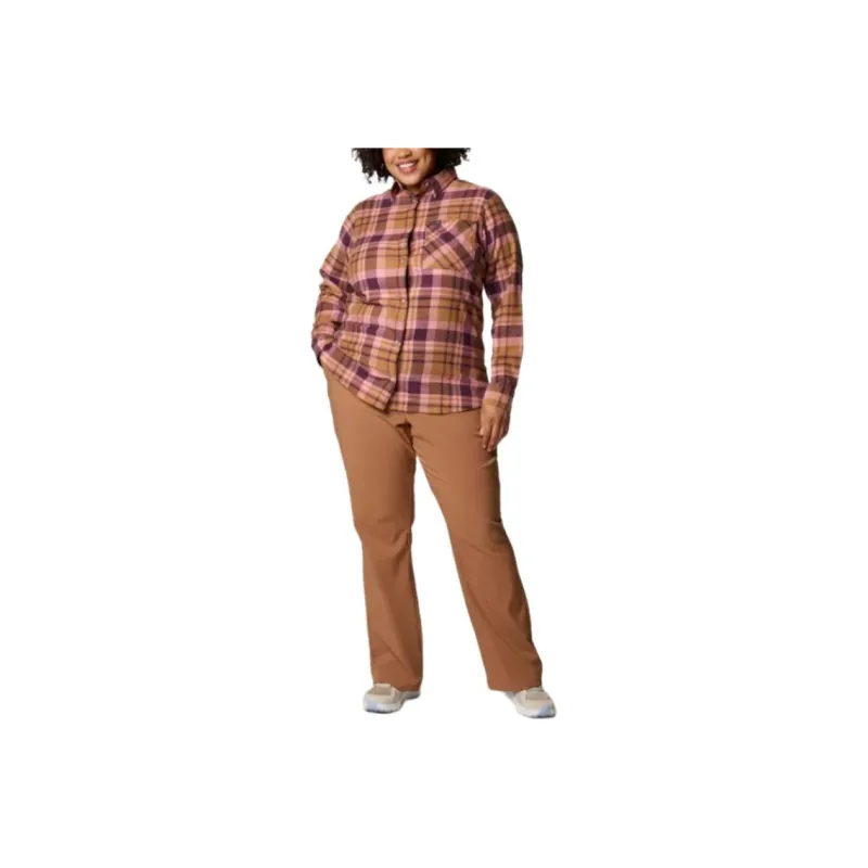Columbia All Seasons Bootcut Pants - Plus Casual Pants Women's Camel Brown-0