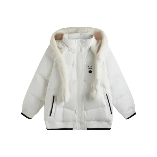FUN X Snoopy FW24 Down Jacket Women's White