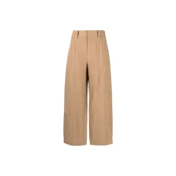 VINCE One Tone patch Wide leg Trousers