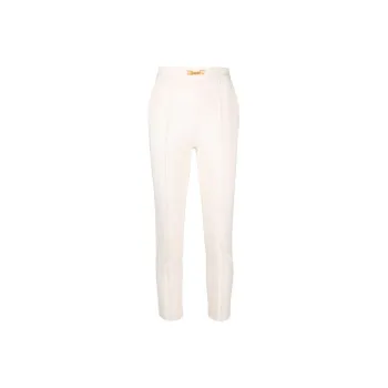 Elisabetta Franchi SS22 Slim Fit Pants Casual Pants Women's White