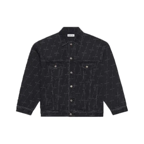 Balenciaga Denim Jacket Fall Women's Black