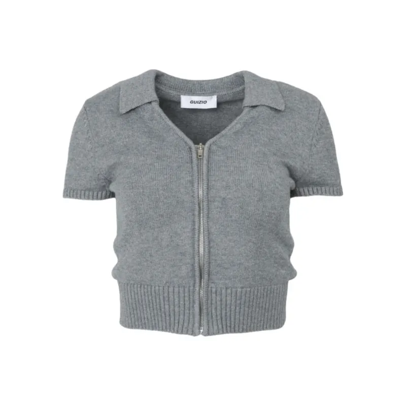 Danielle Guizio FW24 Knitwear Women's Gray-0