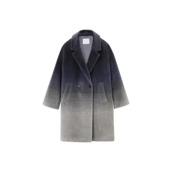 OVV Coats Women's Navy Blue Gradient C9