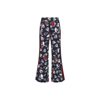PALM ANGELS Knitted Sweatpants Women's Blue