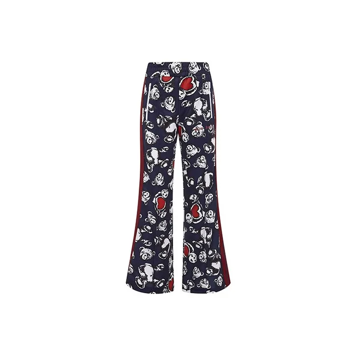 PALM ANGELS Knitted Sweatpants Women's Blue-0