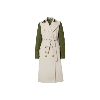 Burberry Trench Coat Women's Stone Color