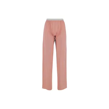 Maison Margiela Semi Sheer Wide Leg Trousers