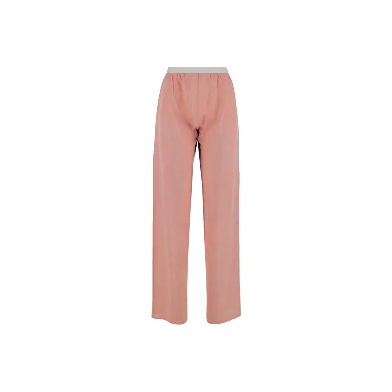 Maison Margiela Semi Sheer Wide Leg Trousers-0