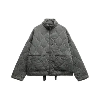 ZARA Puffer Jacket Women's Gray