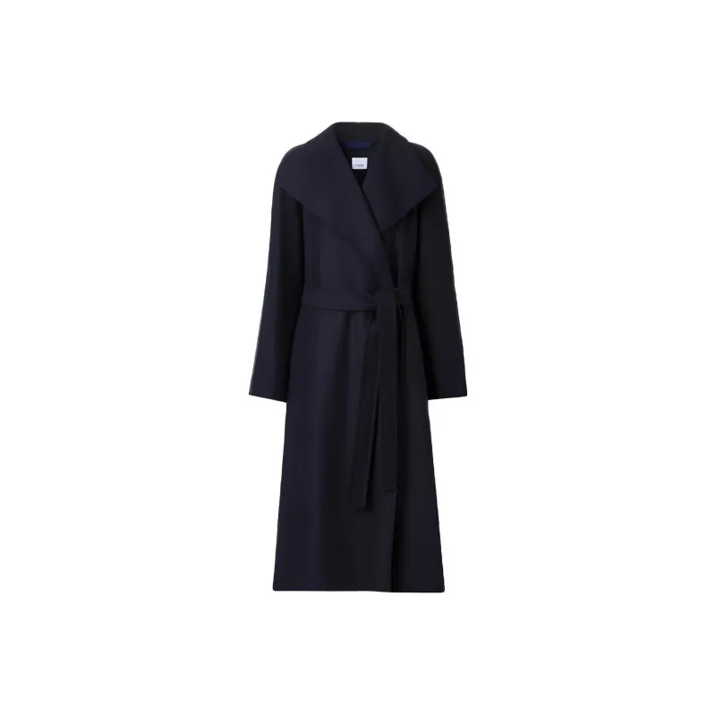 Burberry Velvet Jackets Women's Marine Black-0