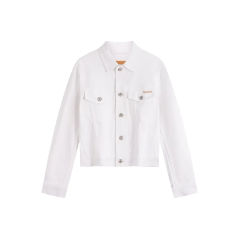 CALVIN KLEIN Denim Jacket Women's Dawn White-0