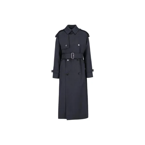 Burberry Double Breasted Belted Trench Coat