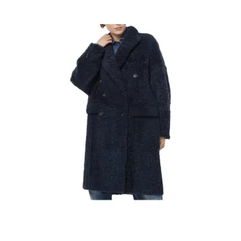 Brunello Cucinelli Embellished Frosty Effect Shearling Coat