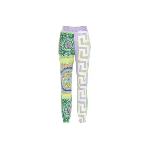 VERSACE Barocco Mosaic Print Sweatpants 'Lilac/Green Water'