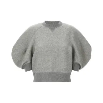Sacai Crewneck Baloon Sleeved Sweatshirt