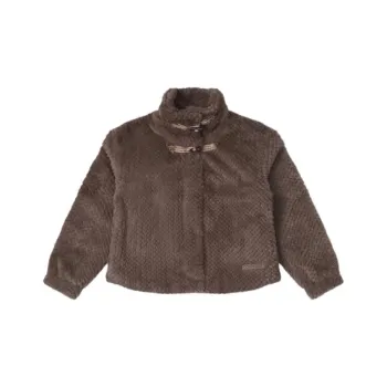 Converse FW23 Velvet feel Coat Women's Gray Brown