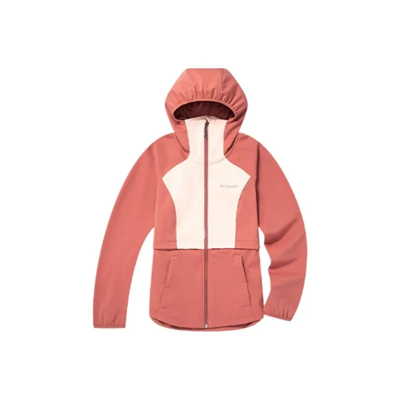 Columbia Windbreaker Jackets Women's Red-0