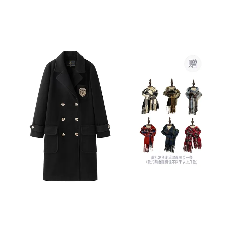 Tokyo Season Coat Fall Winter Women's Black-0