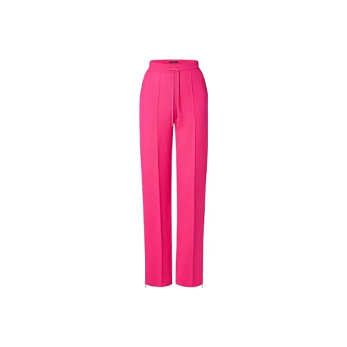 LOUIS VUITTON New Quarterly Products Of LV Knitted Sweatpants Women's Red