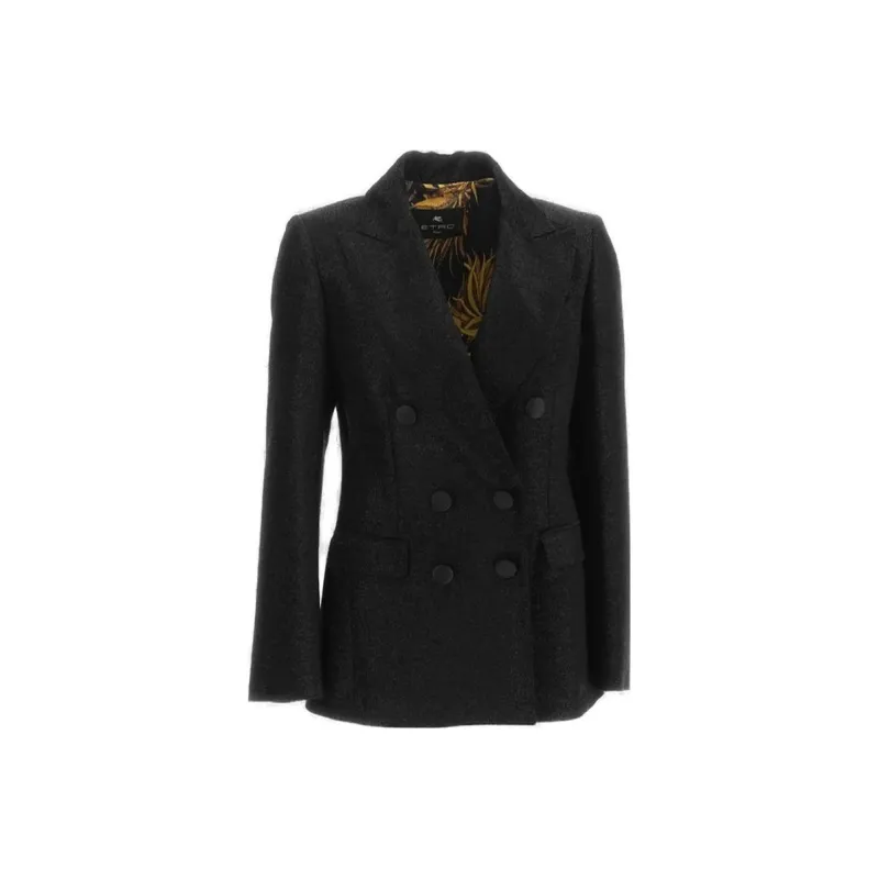 ETRO Double Breasted Tailored Blazer-0