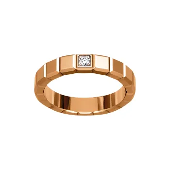 CHOPARD 18K Rose Gold, Diamond Rings Unisex