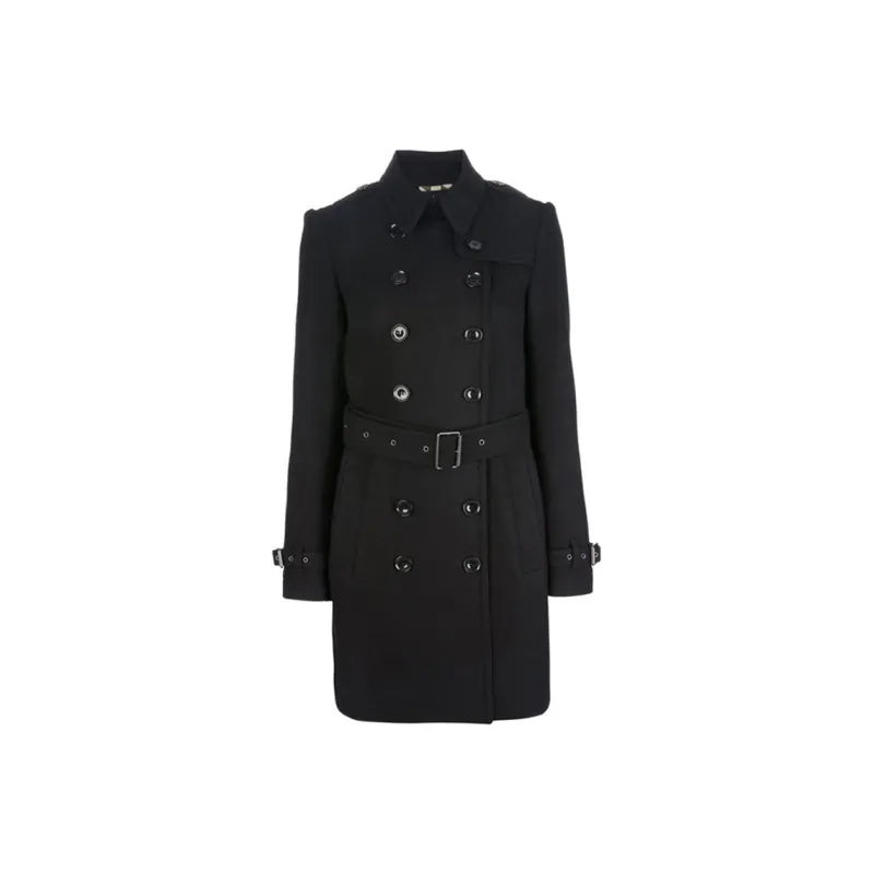 Burberry Trench Coat Women's Black-0