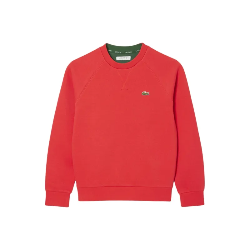 LACOSTE Piqué Crew neck Sweatshirt-0