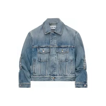 LOEWE FW23 Denim Jacket Women's Blue