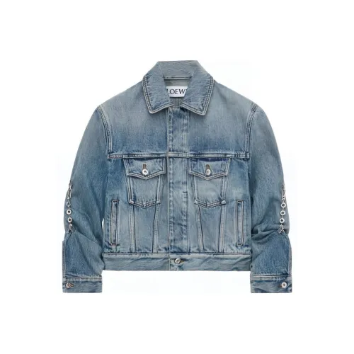 LOEWE FW23 Denim Jacket Women's Blue
