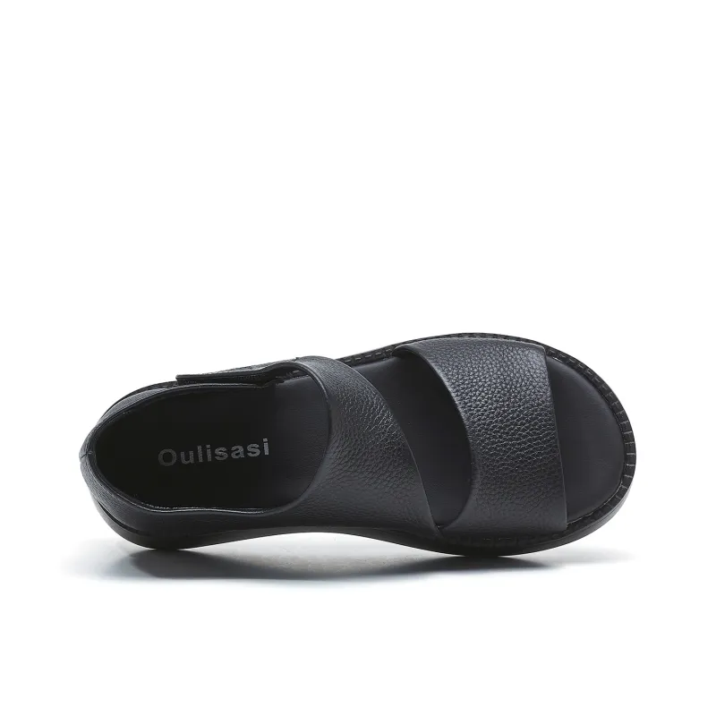 OULISASI One Strap Sandals Women's-12