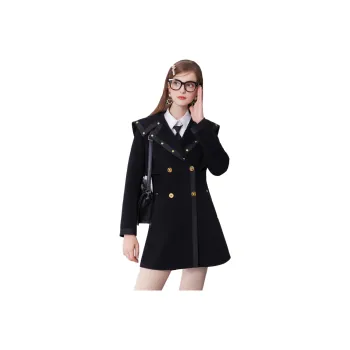 AIVEI Coats Women's Black