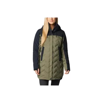 Columbia Mountain Croo Down Jacket Women's Stone Green