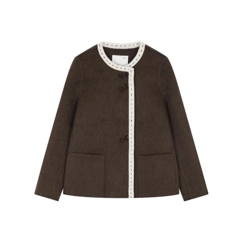 IHIMI Coats Women's Star Coffee-0