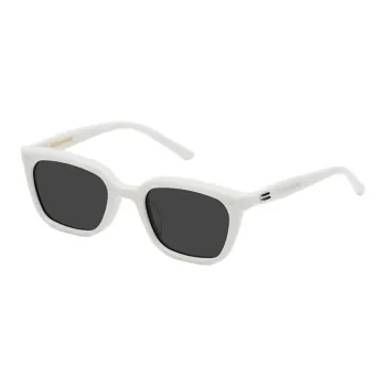 GENTLE MONSTER Plate Frame Square Sunglasses Unisex White