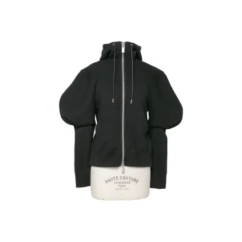 Sacai Baloon Sleeved Fleece Hoodie