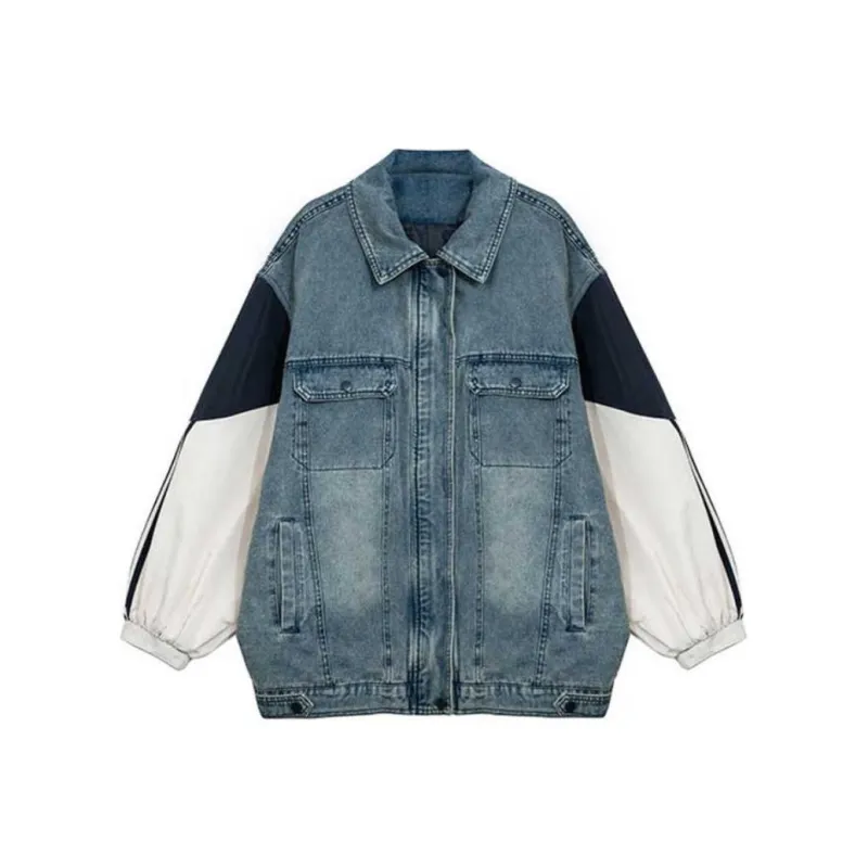 SUMU Denim Jackets Women's Blue-0