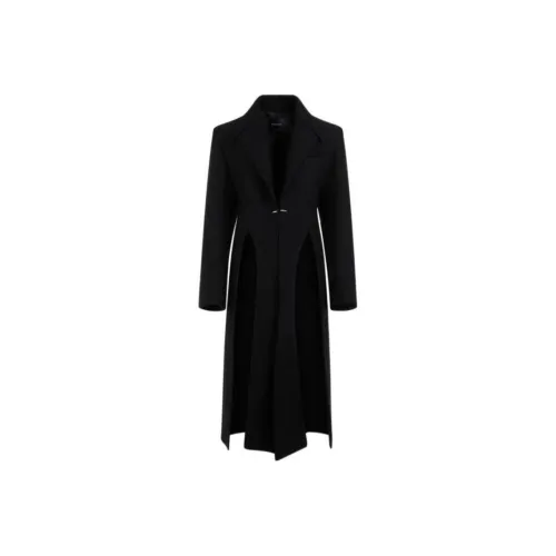 Mugler Single breasted Wool Coat
