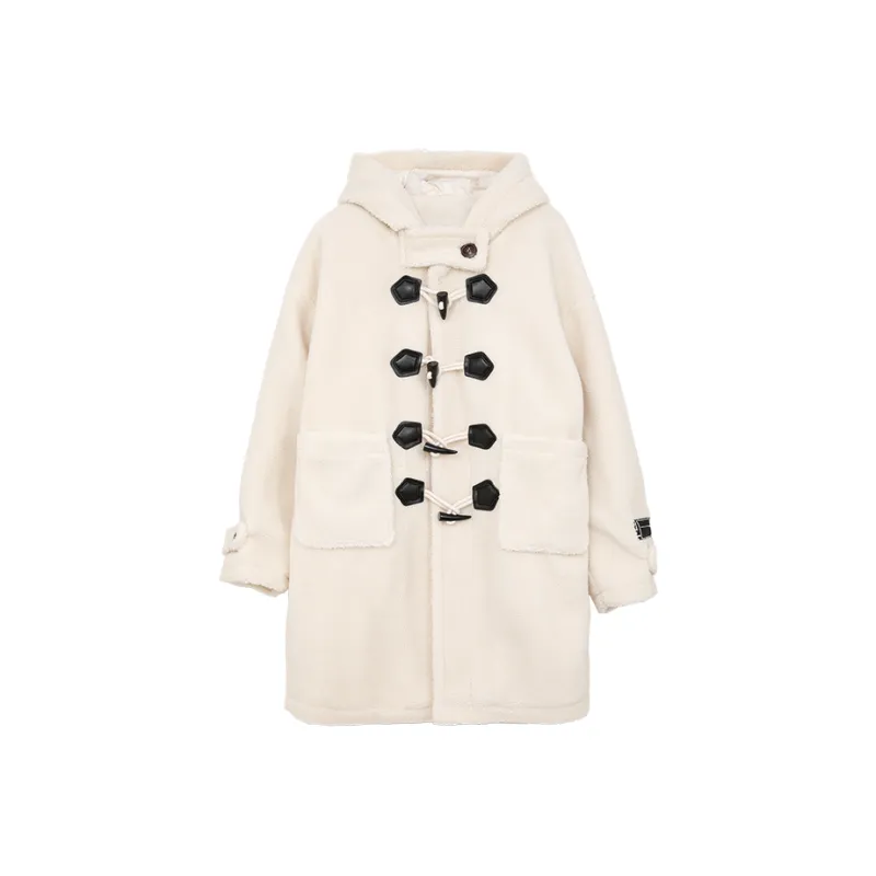 SUNSUNTOWN Velvet Jackets Women's White-0