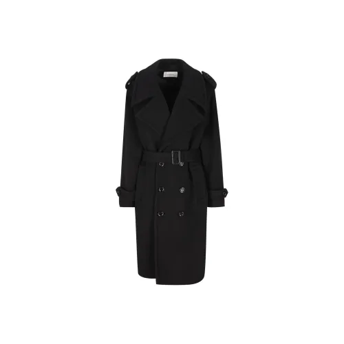 SAINT LAURENT Double-Breasted Trench Coat