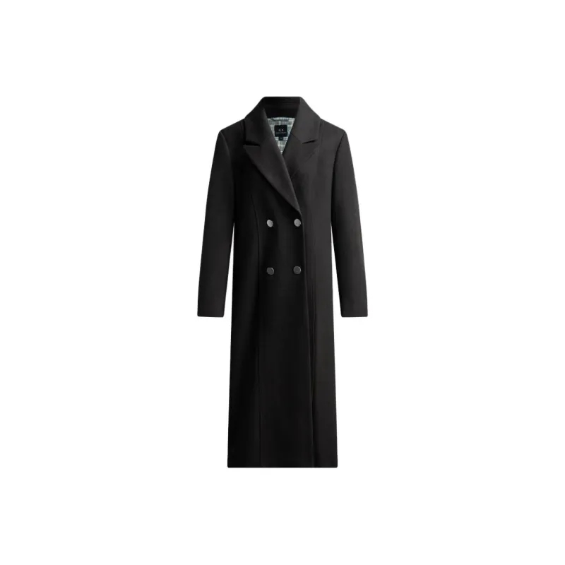 ARMANI EXCHANGEAE FW22 Coat Women's Dark Coffee-0