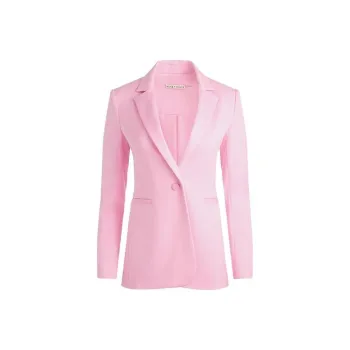 ALICE+OLIVIA Macey Single breasted Blazer