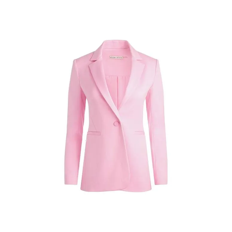ALICE+OLIVIA Macey Single breasted Blazer-0