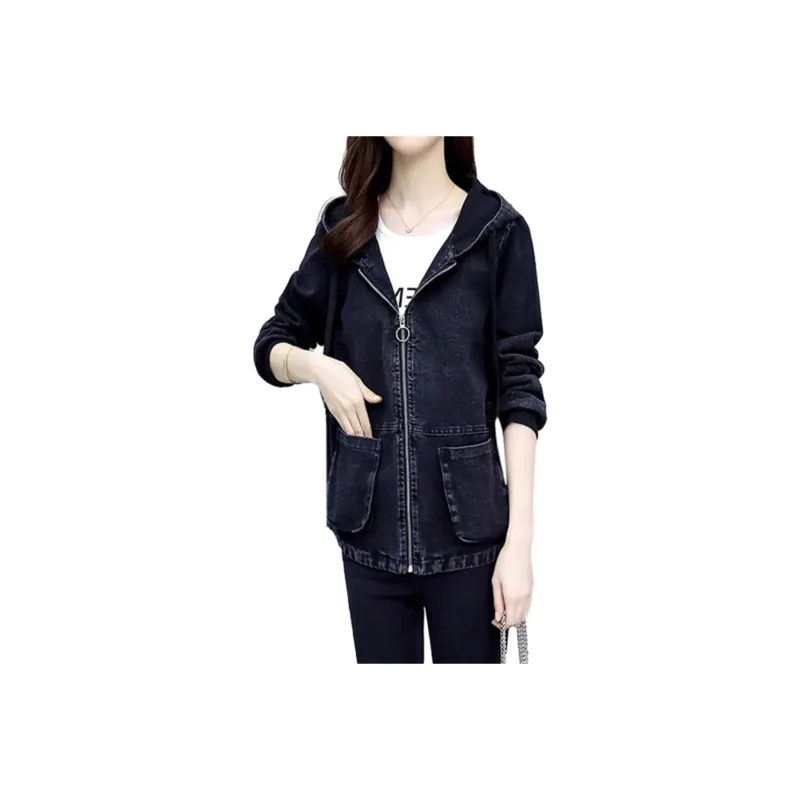 Mapping Denim Jacket Women's Image Color-0