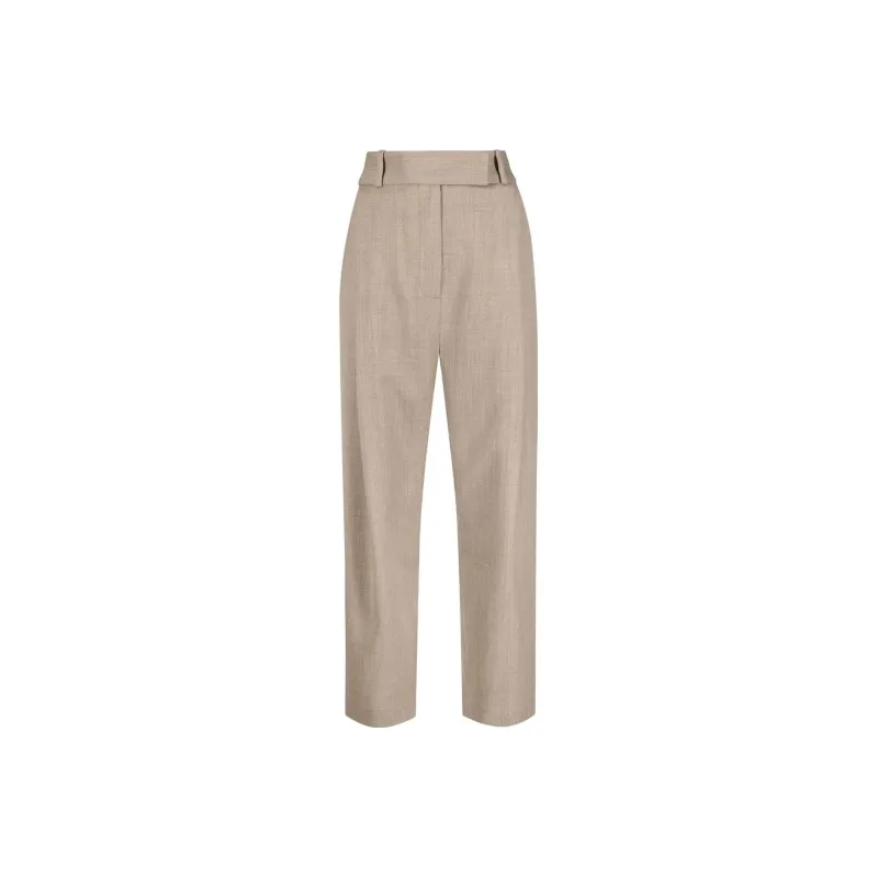 TOTEME Deep Pleat Wool Trousers-0