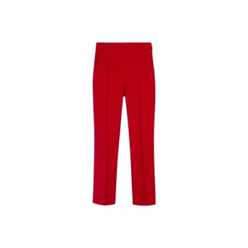 Elisabetta Franchi FW22 Casual Pants Women's Red