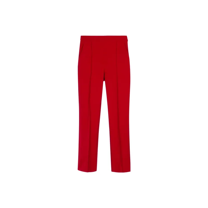 Elisabetta Franchi FW22 Casual Pants Women's Red-0